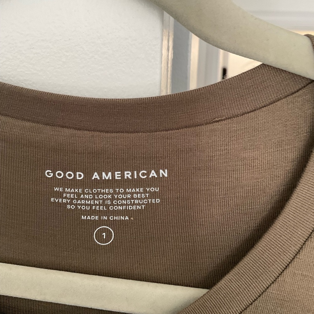 Good American Taupe Top
